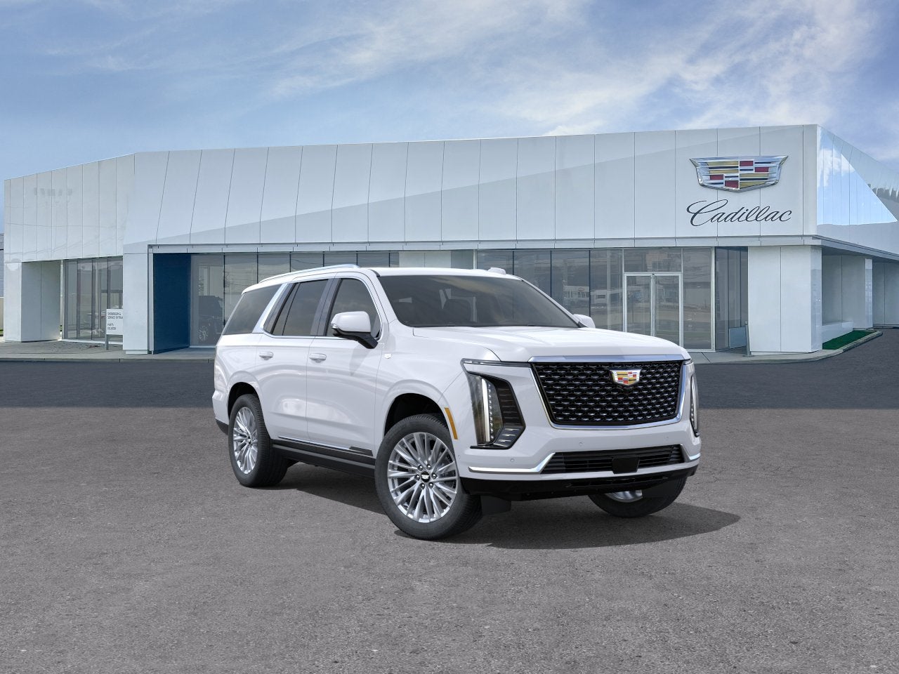Vibrant White Tricoat 2026 Cadillac Escalade SUV / Crossover Four-Wheel Drive Automatic