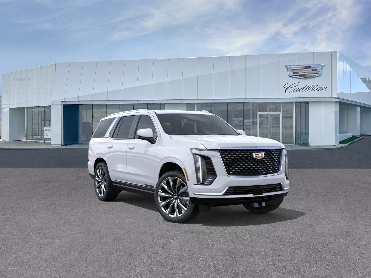 Vibrant White Tricoat 2027 Cadillac Escalade SUV / Crossover Four-Wheel Drive Automatic