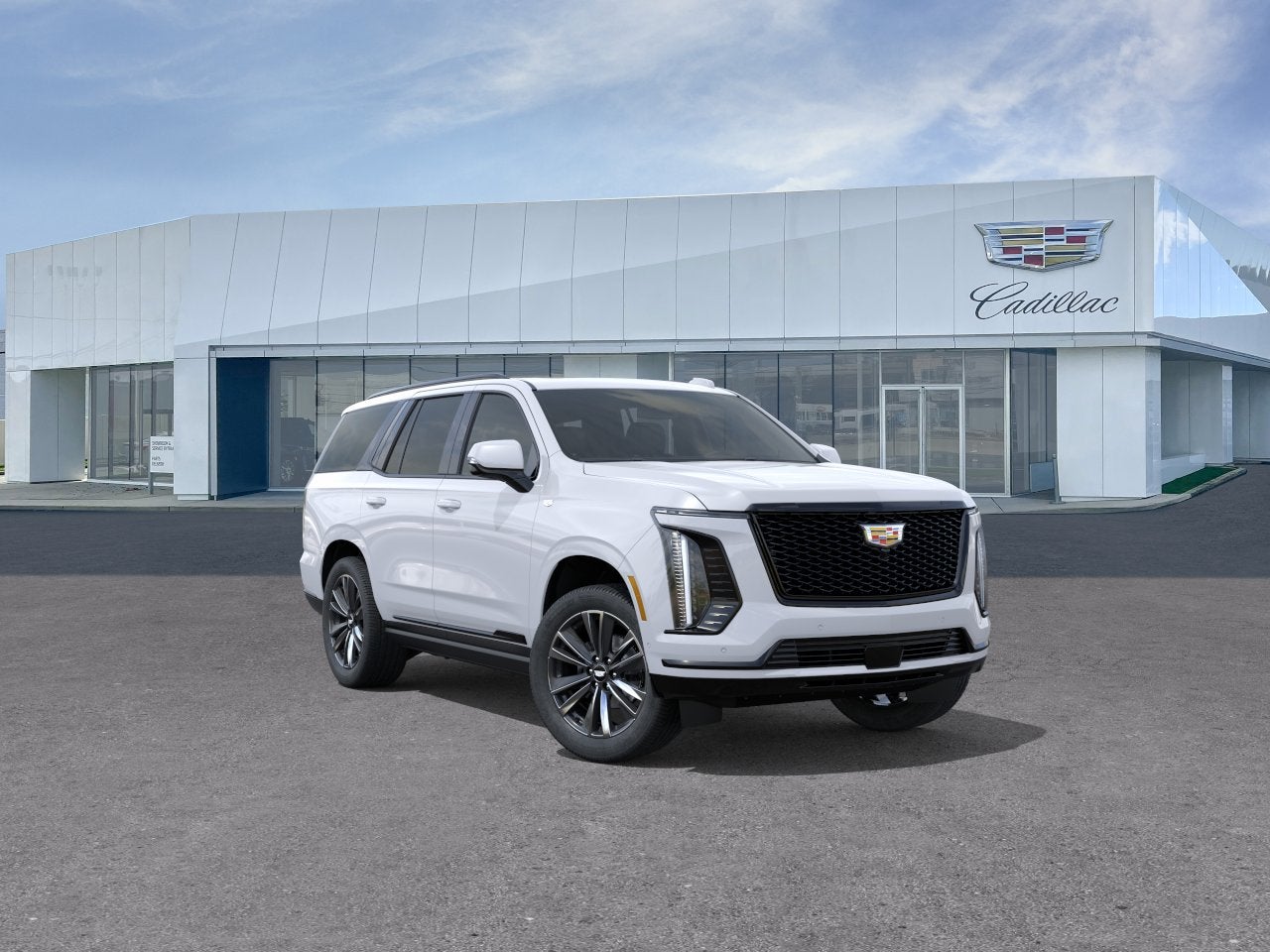 Vibrant White Tricoat 2027 Cadillac Escalade SUV / Crossover Four-Wheel Drive Automatic