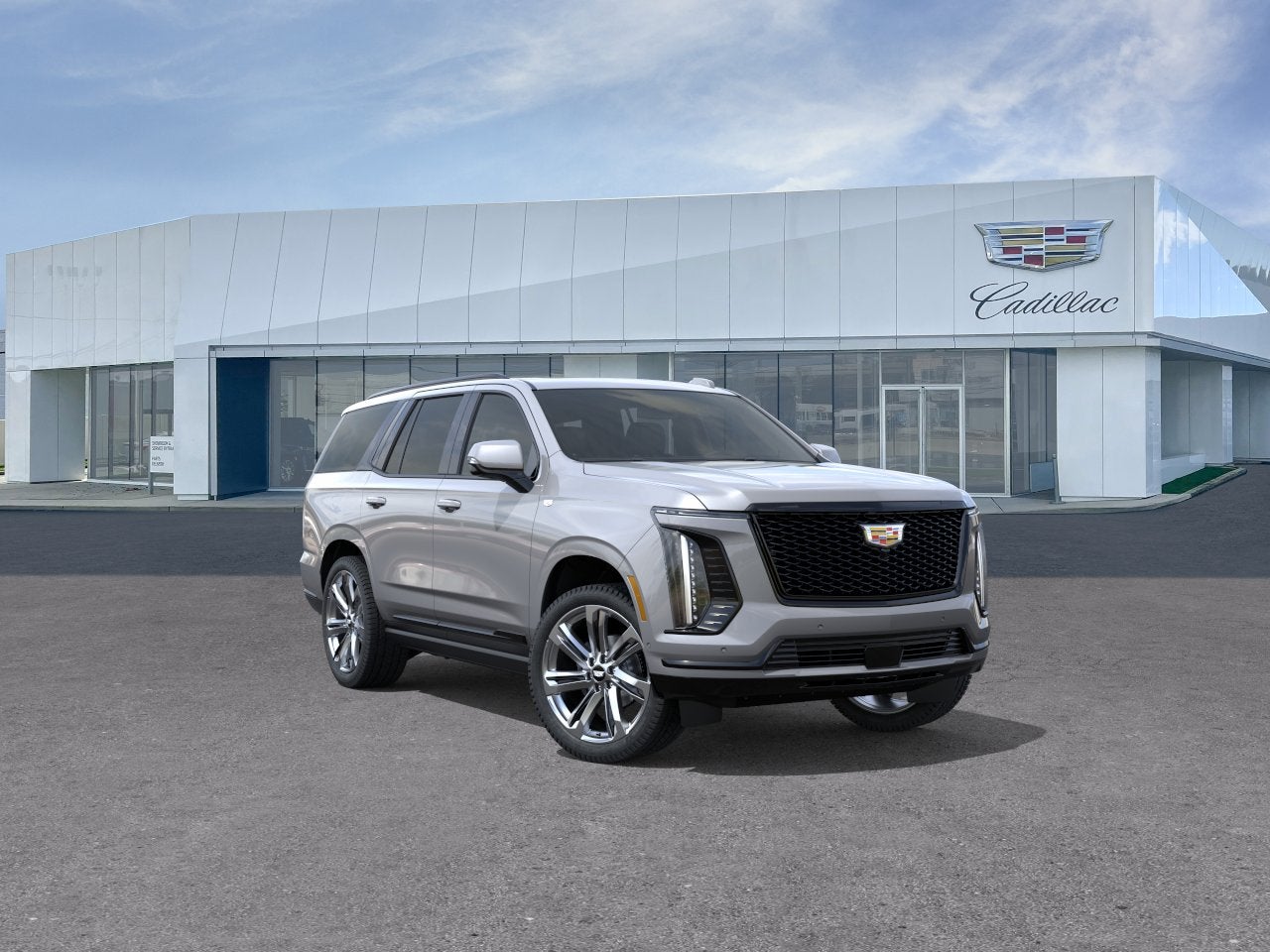 Argent Silver Metallic 2026 Cadillac Escalade SUV / Crossover Four-Wheel Drive Automatic