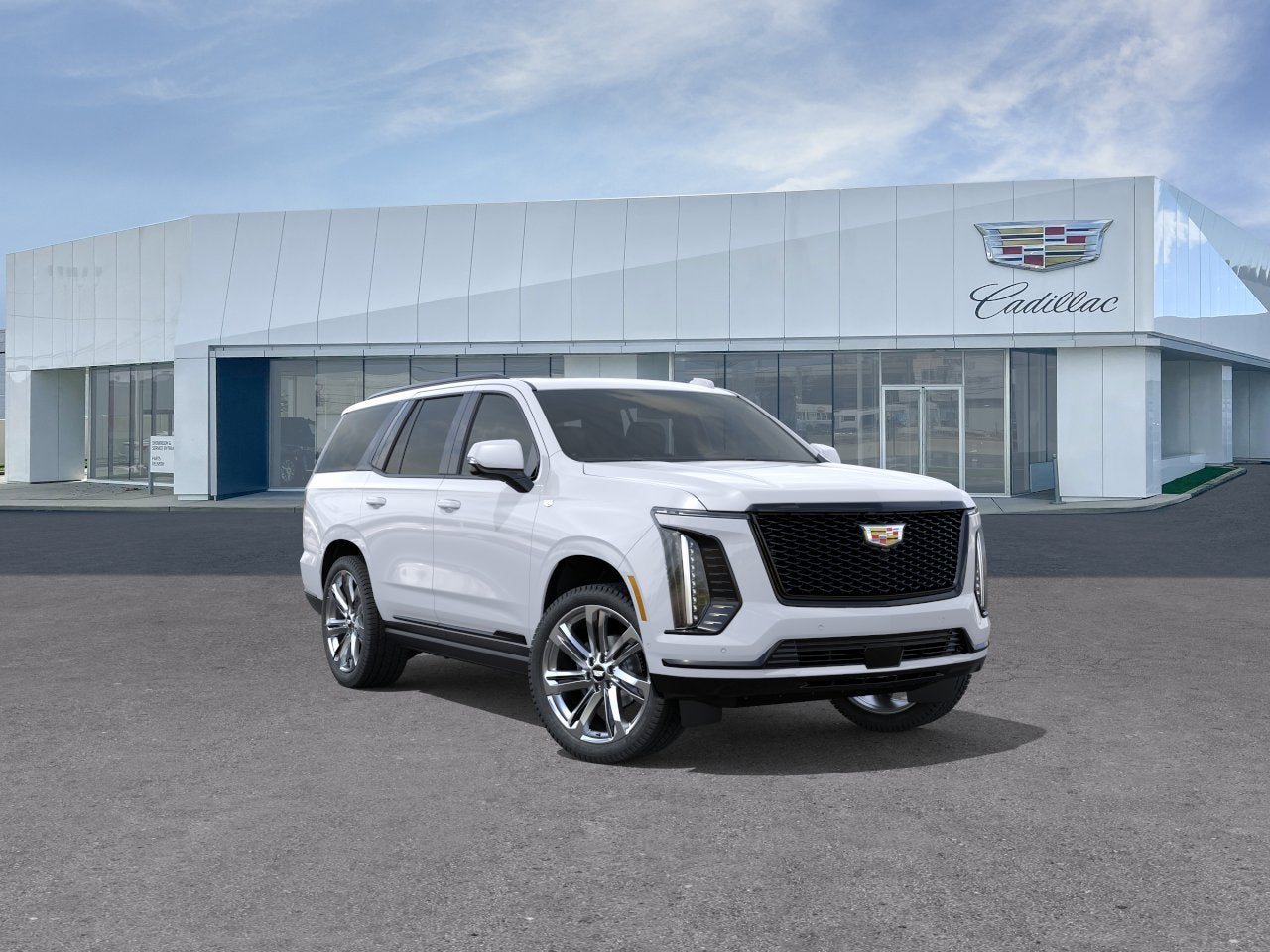 Vibrant White Tricoat 2026 Cadillac Escalade SUV / Crossover Four-Wheel Drive Automatic