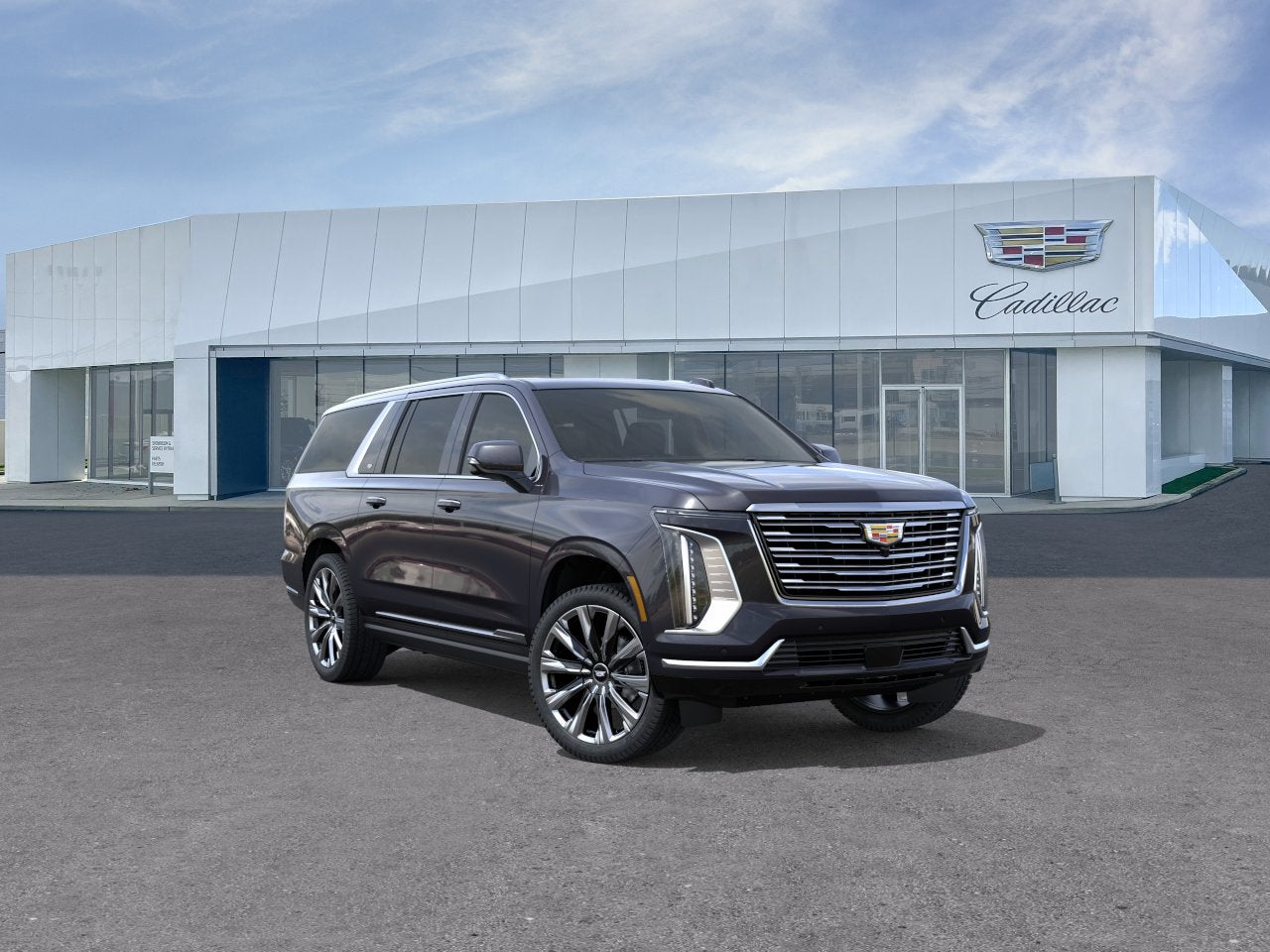 Galactic Gray Metallic 2026 Cadillac Escalade ESV SUV / Crossover Four-Wheel Drive Automatic