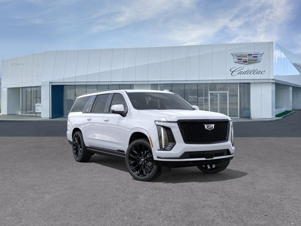Vibrant White Tricoat 2026 Cadillac Escalade ESV SUV / Crossover Four-Wheel Drive Automatic