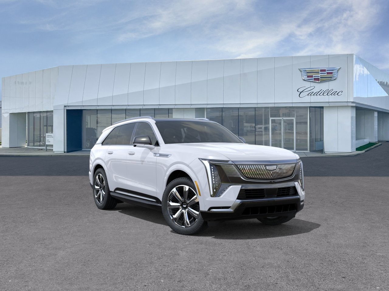 Vibrant White Tricoat 2026 Cadillac Escalade IQ SUV / Crossover All-Wheel Drive Automatic