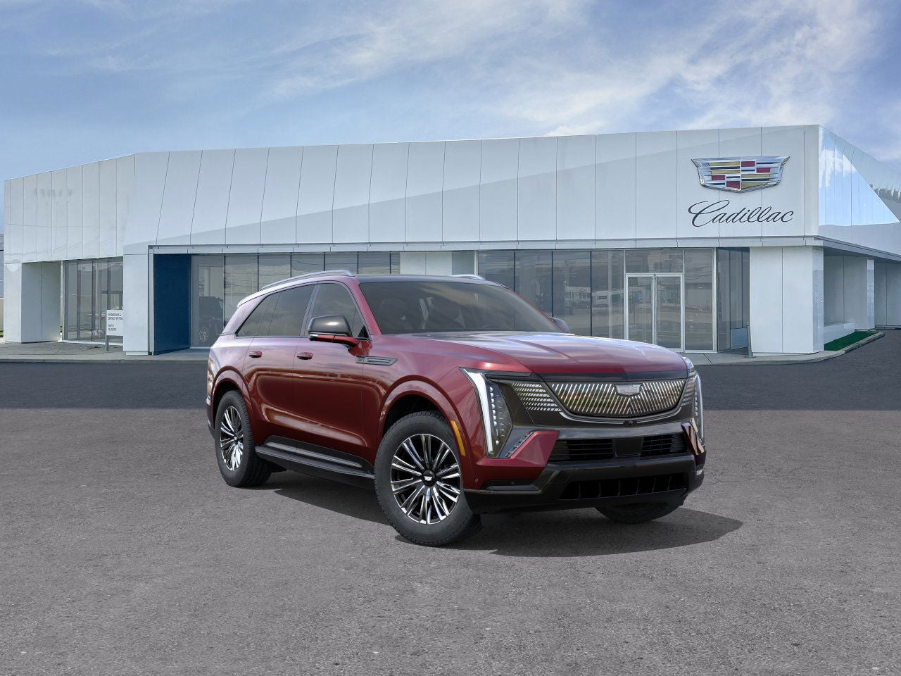 Black Cherry Tintcoat 2026 Cadillac Escalade IQ Sport AWD SUV / Crossover All-Wheel Drive Automatic