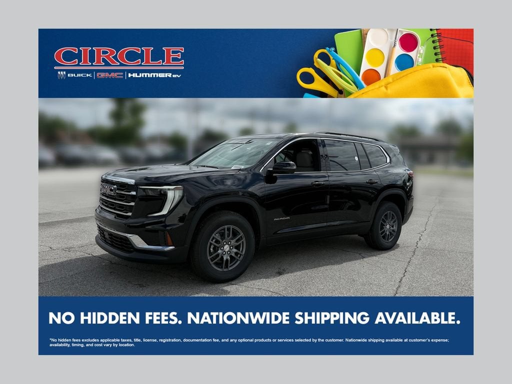 Black (Ebony Twilight Metallic) 2026 GMC Acadia SUV / Crossover Front-Wheel Drive Automatic
