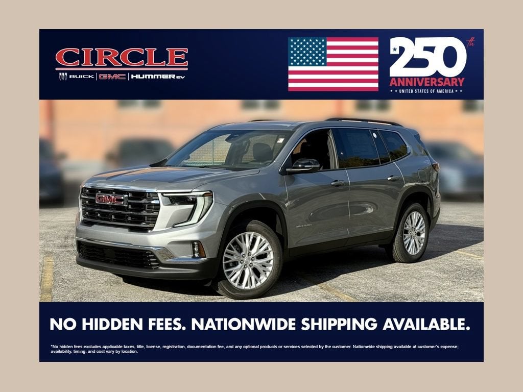Sterling Metallic 2026 GMC Acadia SUV / Crossover Front-Wheel Drive Automatic