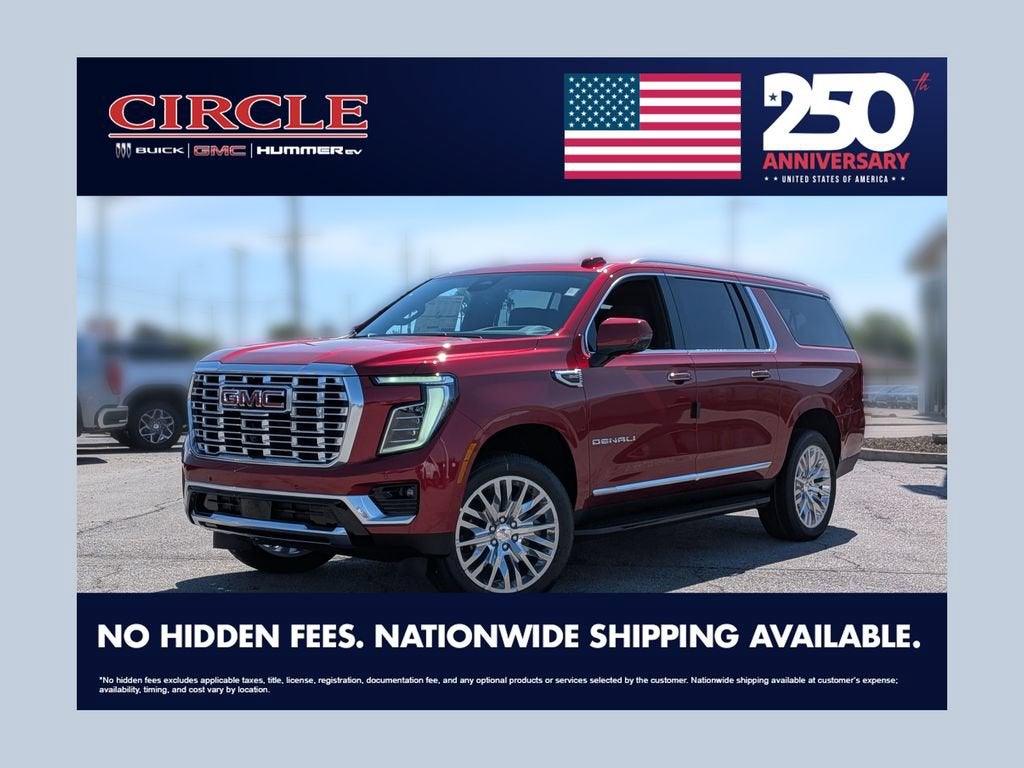 Volcanic Red Tintcoat 2026 GMC Yukon XL SUV / Crossover Four-Wheel Drive Automatic