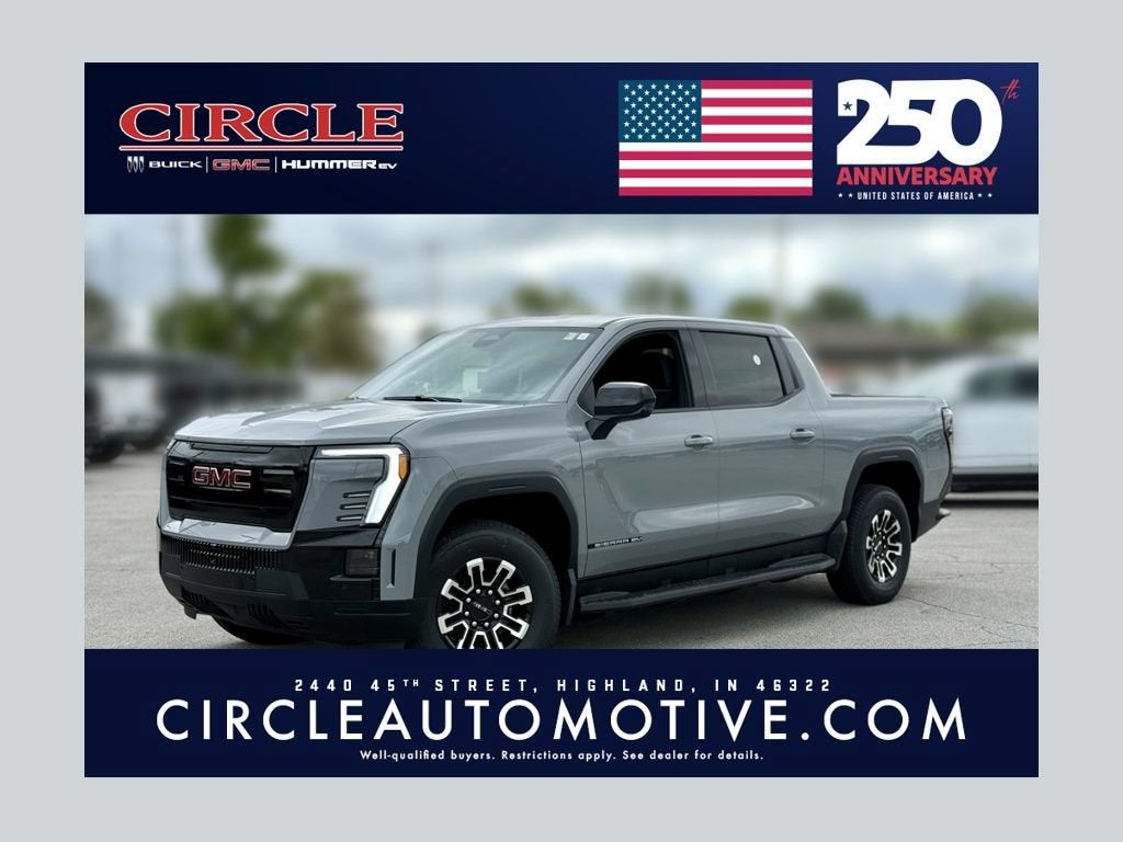 Thunderstorm Gray 2026 GMC Sierra EV Pickup Truck All-Wheel Drive Automatic