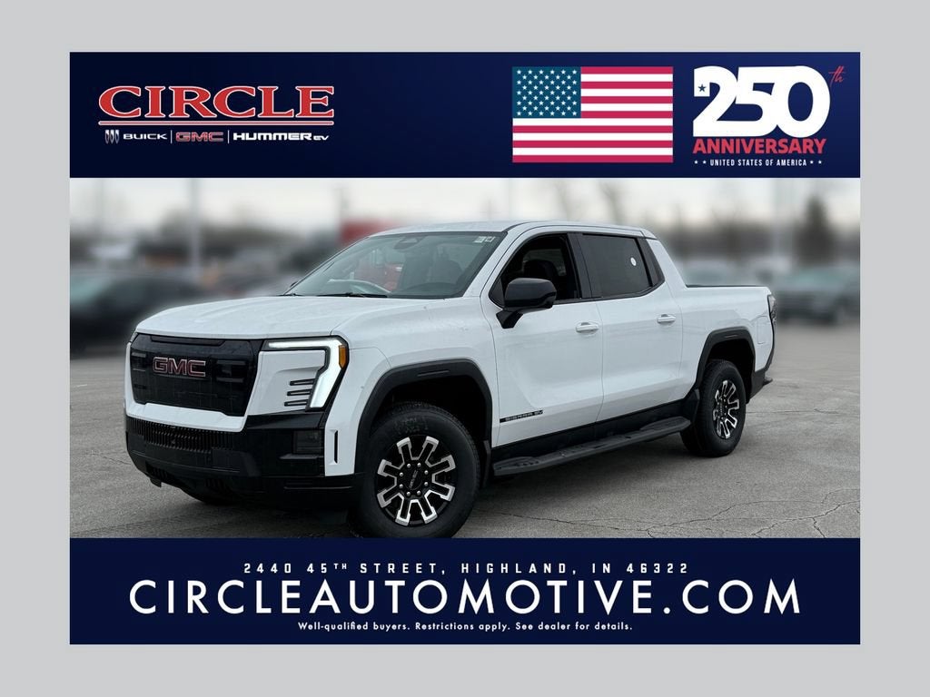 Summit White 2026 GMC Sierra EV Pickup Truck All-Wheel Drive Automatic