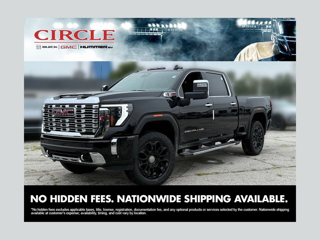 Onyx Black 2026 GMC Sierra 2500HD Pickup Truck Four-Wheel Drive Automatic