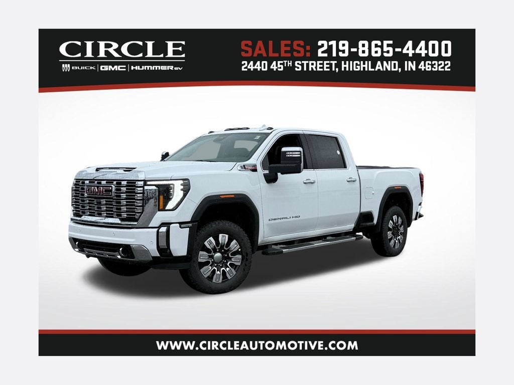 Summit White 2026 GMC Sierra 2500HD Pickup Truck Four-Wheel Drive Automatic