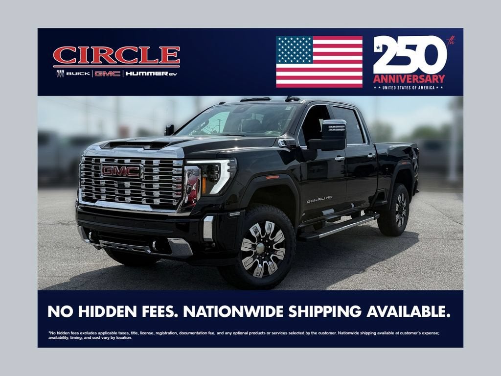 Onyx Black 2026 GMC Sierra 3500HD Pickup Truck Four-Wheel Drive Automatic