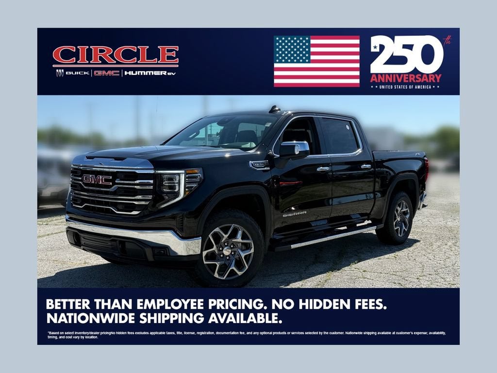 Onyx Black 2026 GMC Sierra 1500 Pickup Truck Four-Wheel Drive Automatic