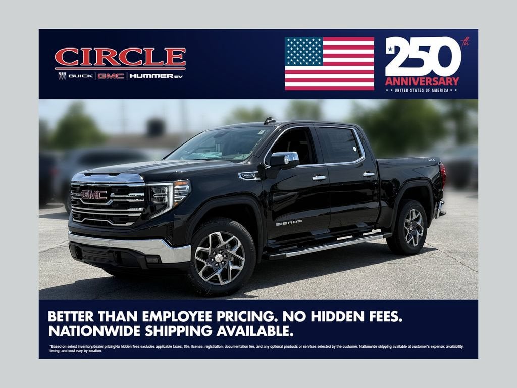 Onyx Black 2026 GMC Sierra 1500 Pickup Truck Four-Wheel Drive Automatic