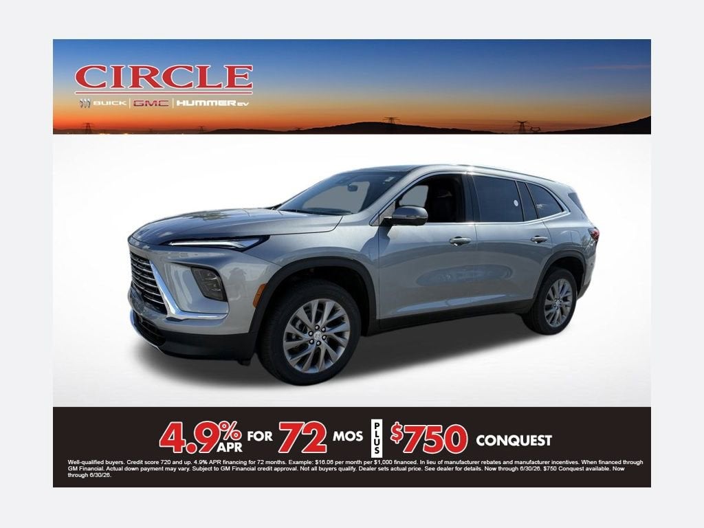 Moonstone Gray Metallic 2026 Buick Enclave Preferred FWD SUV / Crossover Front-Wheel Drive Automatic