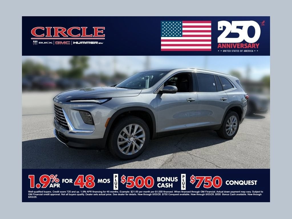 Moonstone Gray Metallic 2026 Buick Enclave SUV / Crossover Front-Wheel Drive Automatic