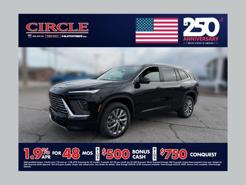 Black (Ebony Twilight Metallic) 2026 Buick Enclave SUV / Crossover Front-Wheel Drive Automatic