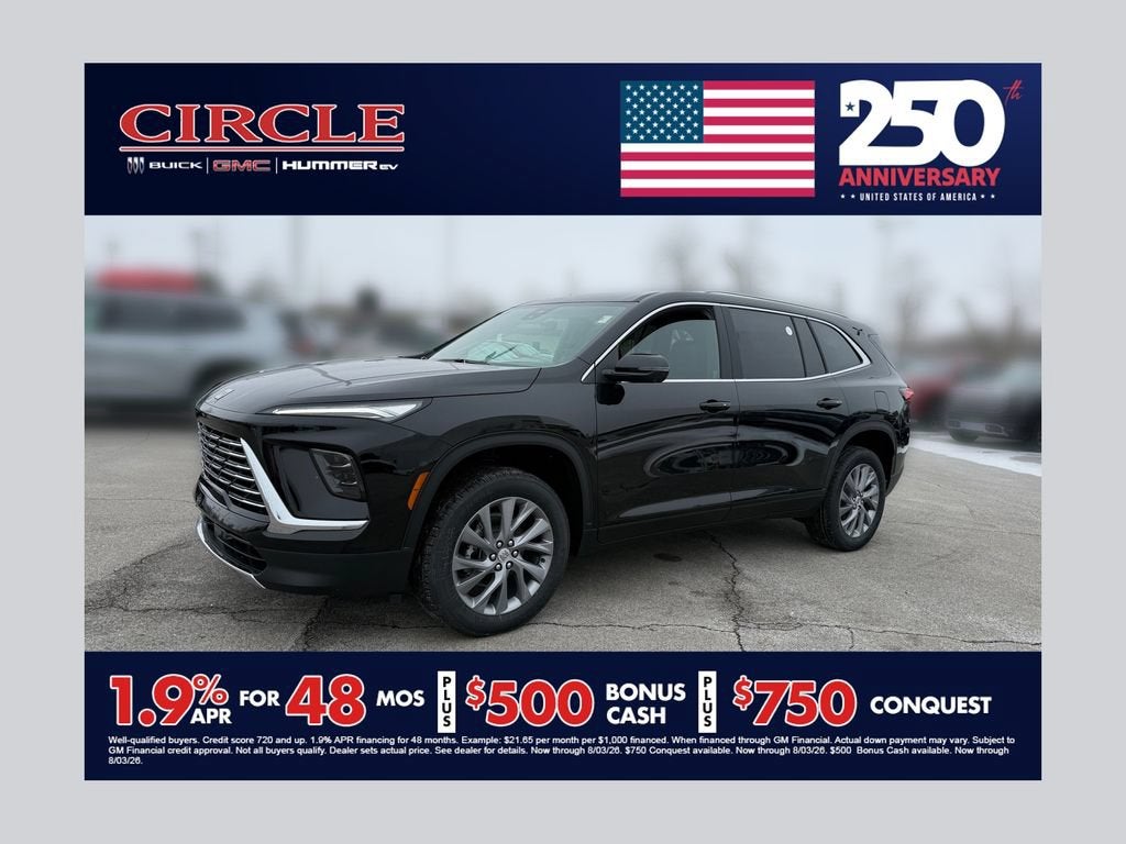 Black (Ebony Twilight Metallic) 2026 Buick Enclave SUV / Crossover Front-Wheel Drive Automatic