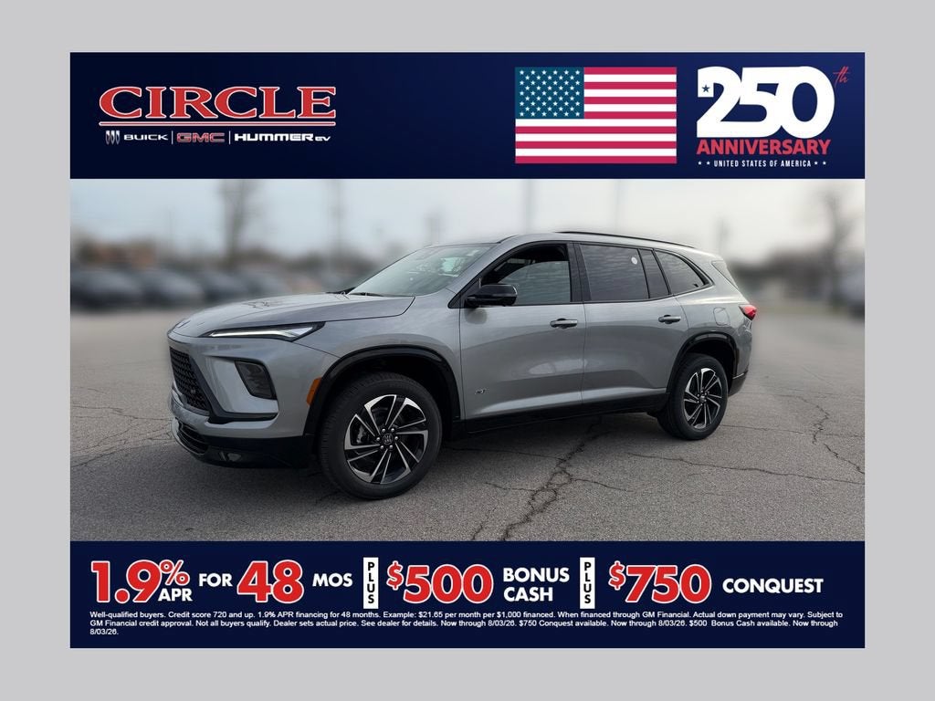 Moonstone Gray Metallic 2026 Buick Enclave SUV / Crossover Front-Wheel Drive Automatic