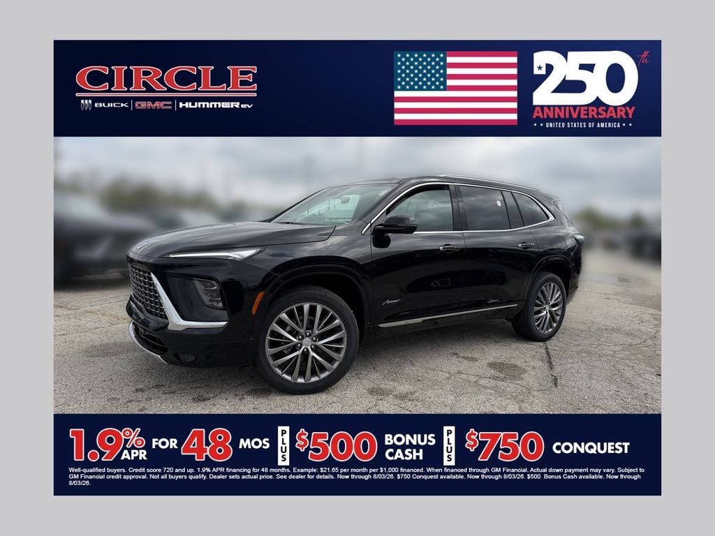 Black (Ebony Twilight Metallic) 2026 Buick Enclave SUV / Crossover Front-Wheel Drive Automatic