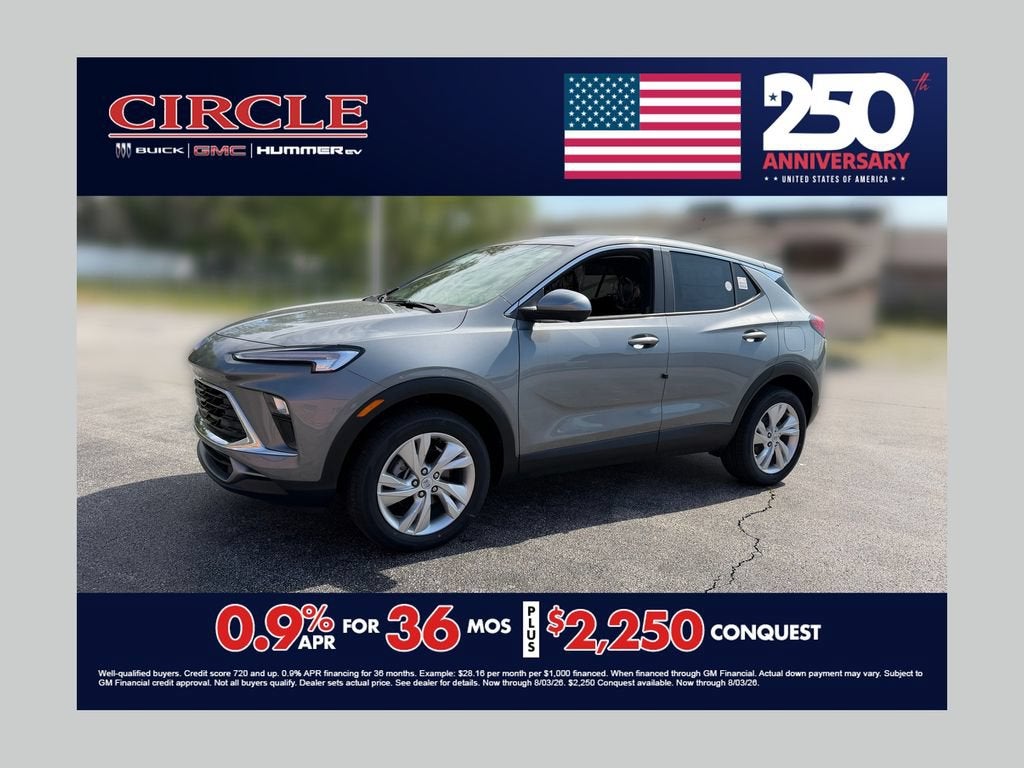 Moonstone Gray Metallic 2026 Buick Encore GX SUV / Crossover All-Wheel Drive Automatic