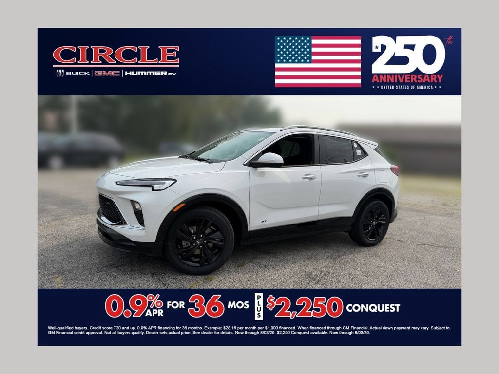 Summit White 2026 Buick Encore GX SUV / Crossover Front-Wheel Drive Automatic