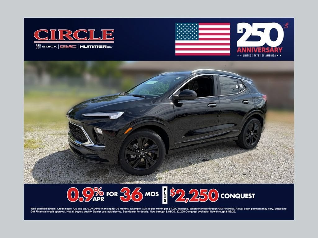 Black (Ebony Twilight Metallic) 2026 Buick Encore GX SUV / Crossover Front-Wheel Drive Automatic