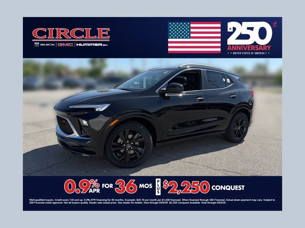 Black (Ebony Twilight Metallic) 2026 Buick Encore GX SUV / Crossover Front-Wheel Drive Automatic