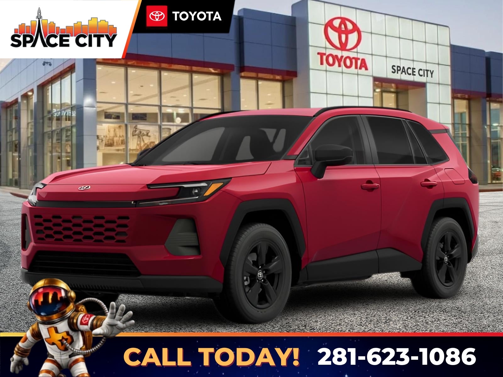 Red (Ruby Flare Pearl) 2026 Toyota RAV4 SUV / Crossover Front-Wheel Drive Continuously Variable Transmission