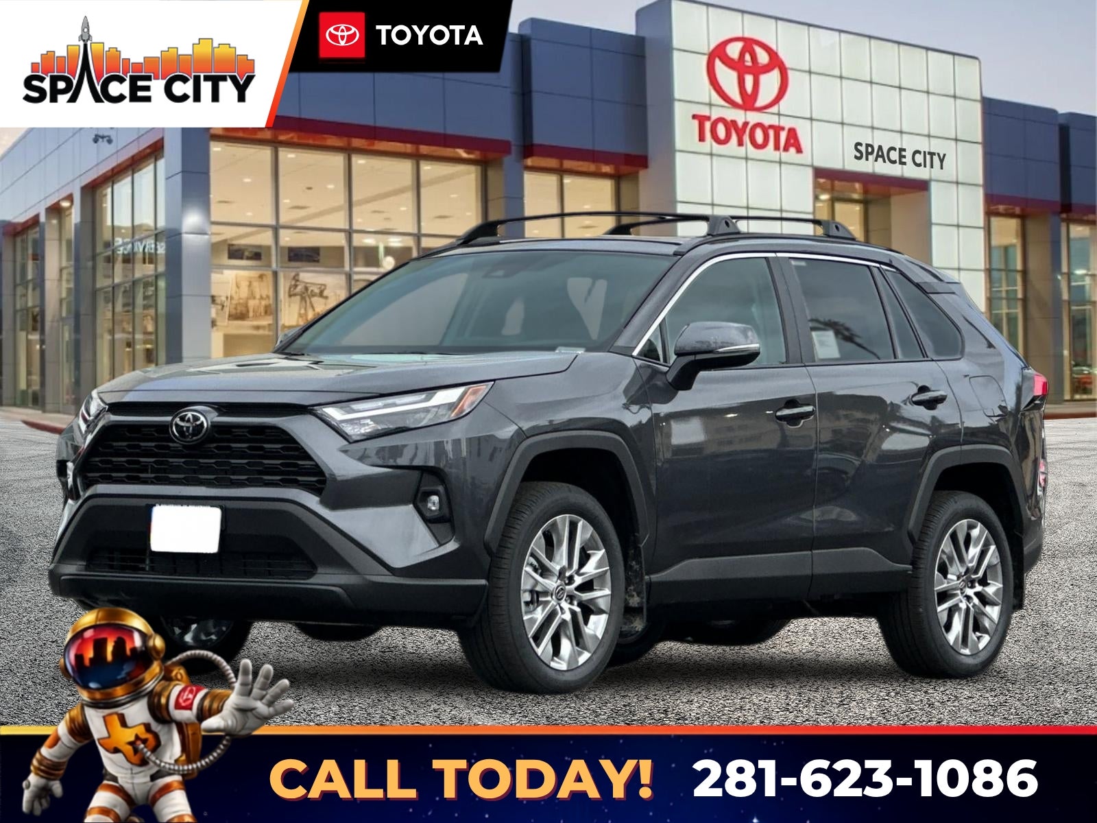Magnetic Gray Metallic 2025 Toyota RAV4 SUV / Crossover Front-Wheel Drive 8-Speed Automatic