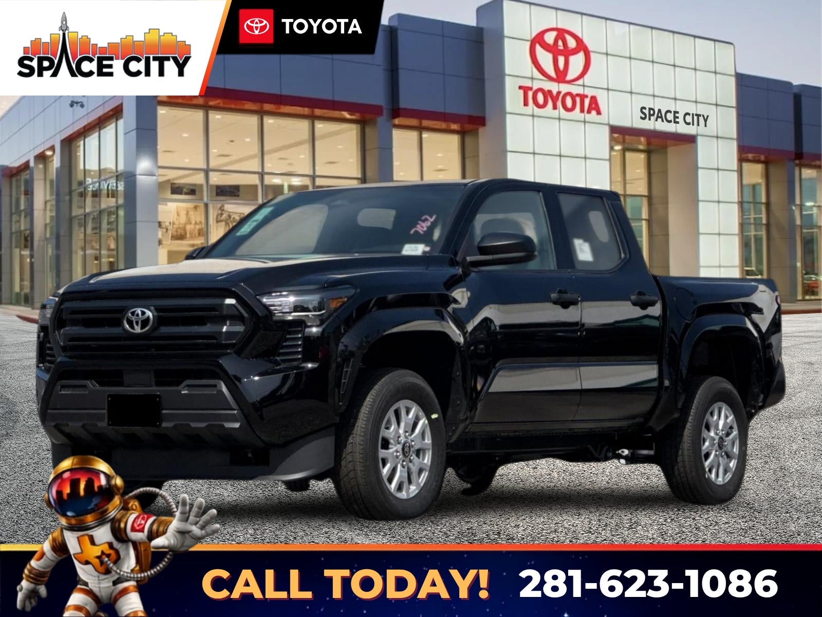 Black 2026 Toyota Tacoma Pickup Truck 4X2 8-Speed Automatic