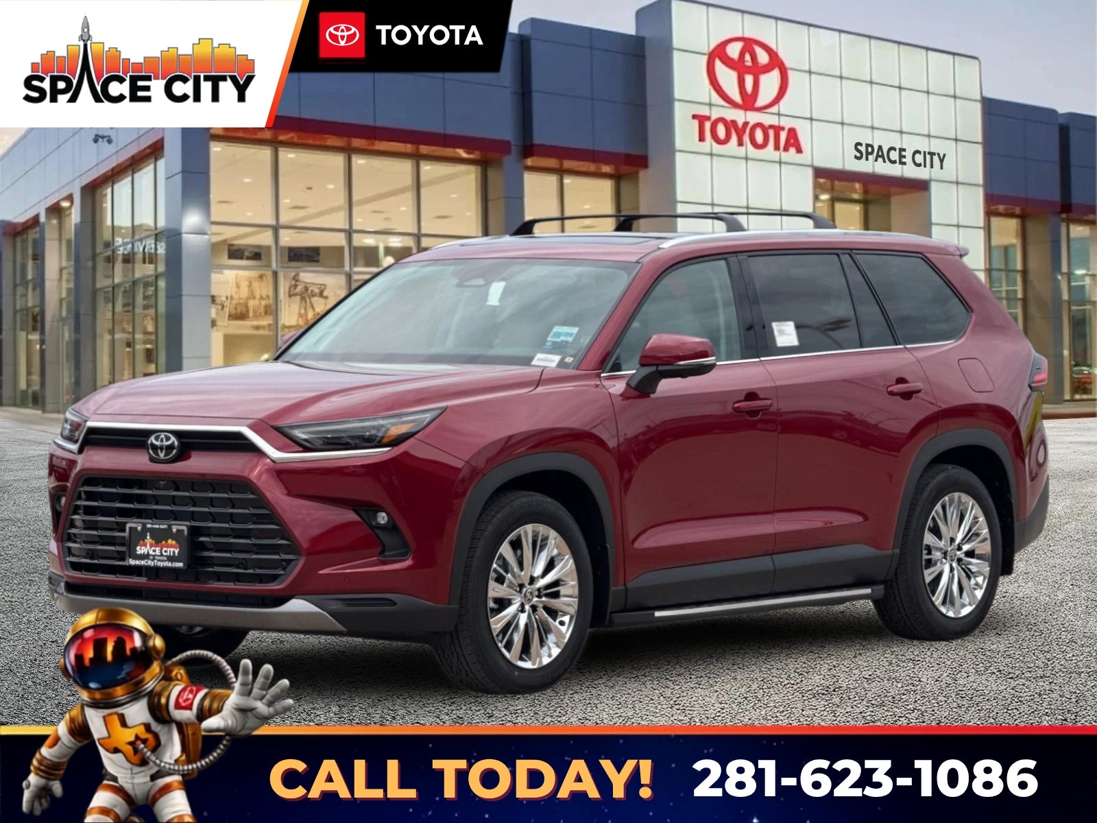 Red (Ruby Flare Pearl) 2026 Toyota Grand Highlander SUV / Crossover All-Wheel Drive 8-Speed Dual Clutch