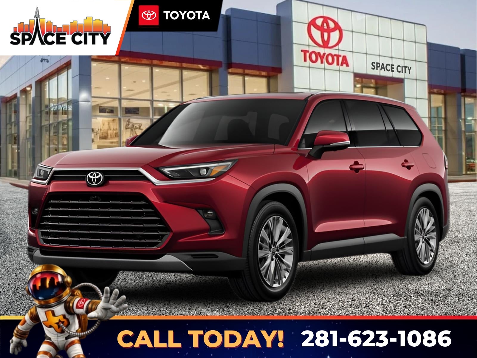 Red (Ruby Flare Pearl) 2026 Toyota Grand Highlander SUV / Crossover All-Wheel Drive 8-Speed Dual Clutch