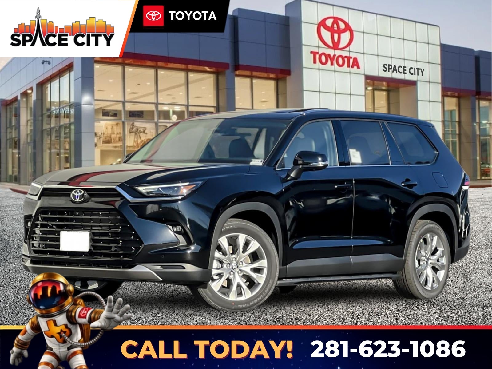 Midnight Black Metallic 2026 Toyota Grand Highlander Hybrid SUV / Crossover All-Wheel Drive Continuously Variable Transmission