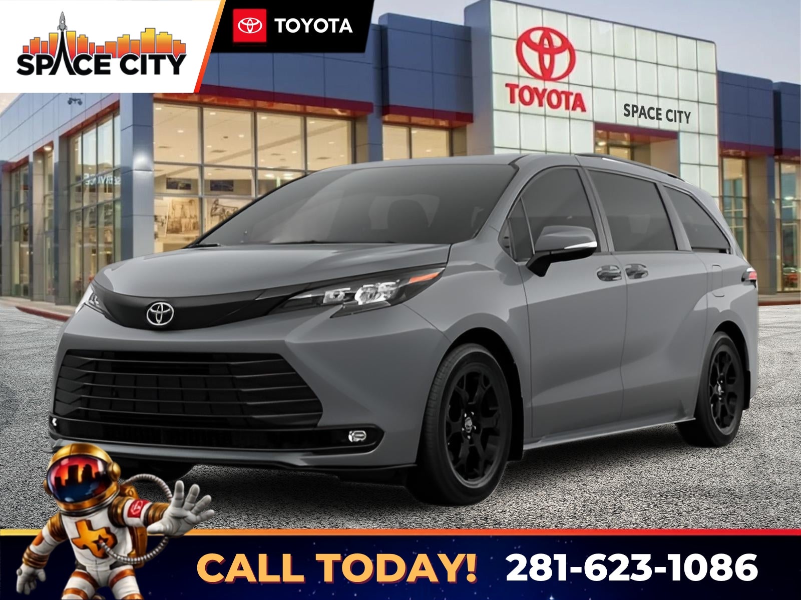 Cement 2026 Toyota Sienna Minivan All-Wheel Drive Continuously Variable Transmission