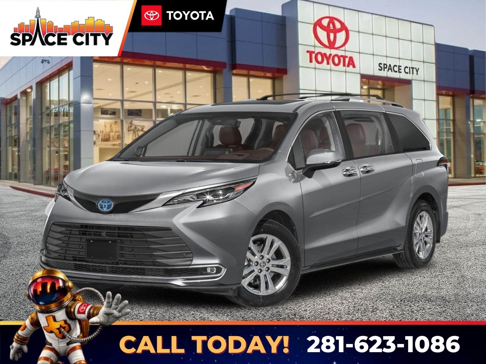 Heavy Metal 2026 Toyota Sienna Minivan All-Wheel Drive Continuously Variable Transmission