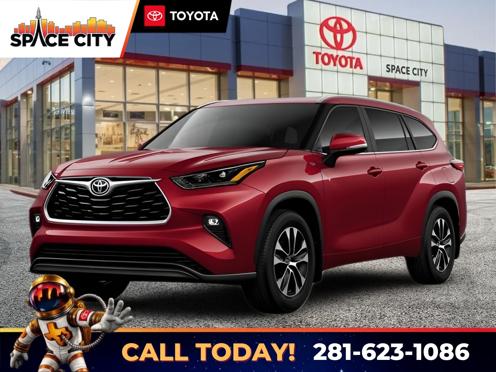 Red (Ruby Flare Pearl) 2026 Toyota Highlander SUV / Crossover All-Wheel Drive 8-Speed Dual Clutch