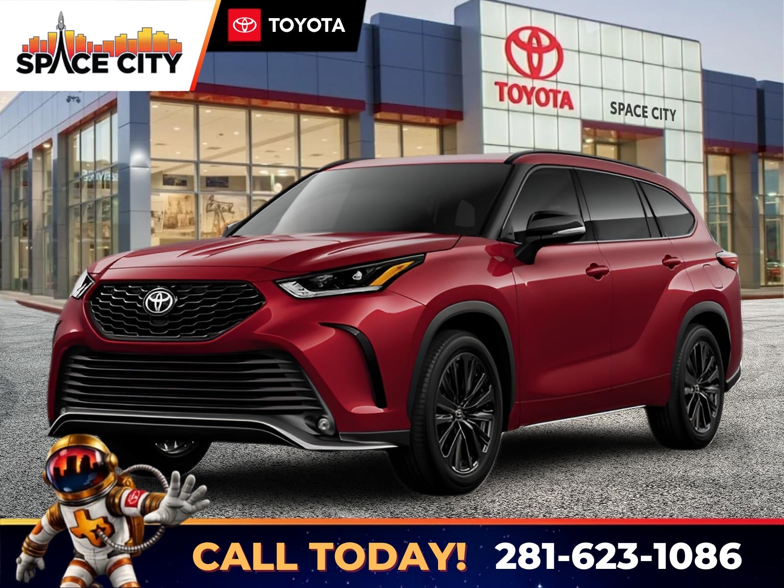 Red (Ruby Flare Pearl) 2026 Toyota Highlander SUV / Crossover All-Wheel Drive 8-Speed Dual Clutch