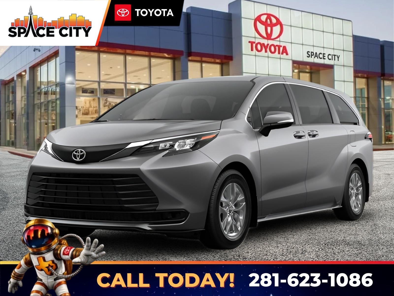 Heavy Metal 2026 Toyota Sienna Minivan Front-Wheel Drive Continuously Variable Transmission