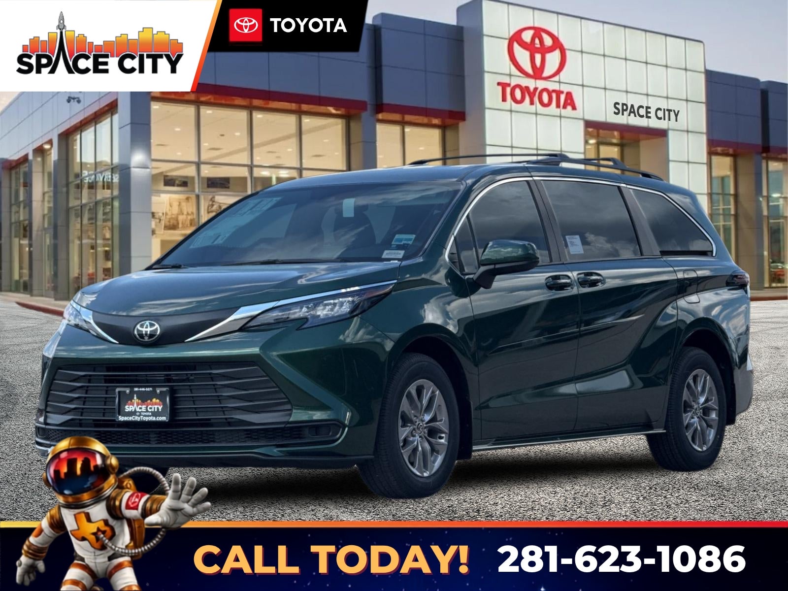 Cypress 2026 Toyota Sienna Minivan Front-Wheel Drive Continuously Variable Transmission