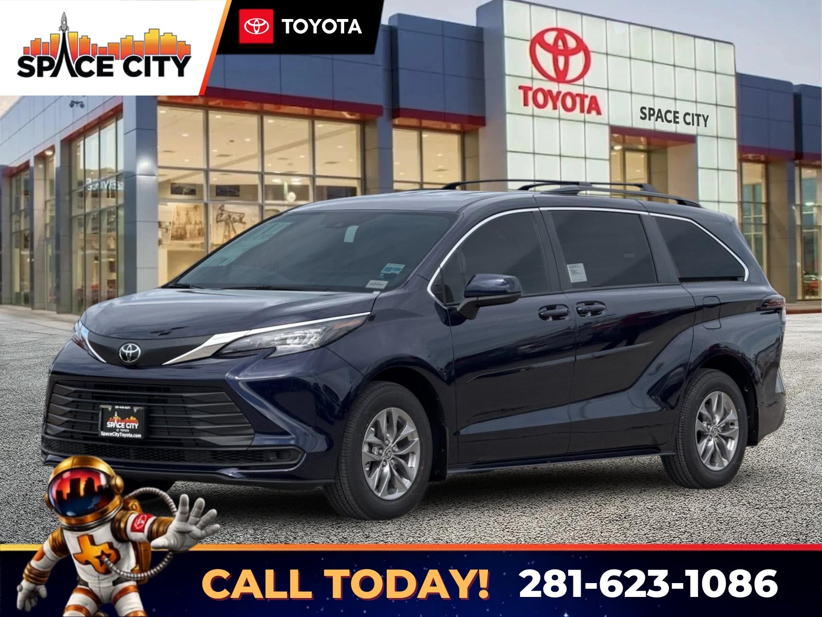 Blueprint 2026 Toyota Sienna Minivan Front-Wheel Drive Continuously Variable Transmission
