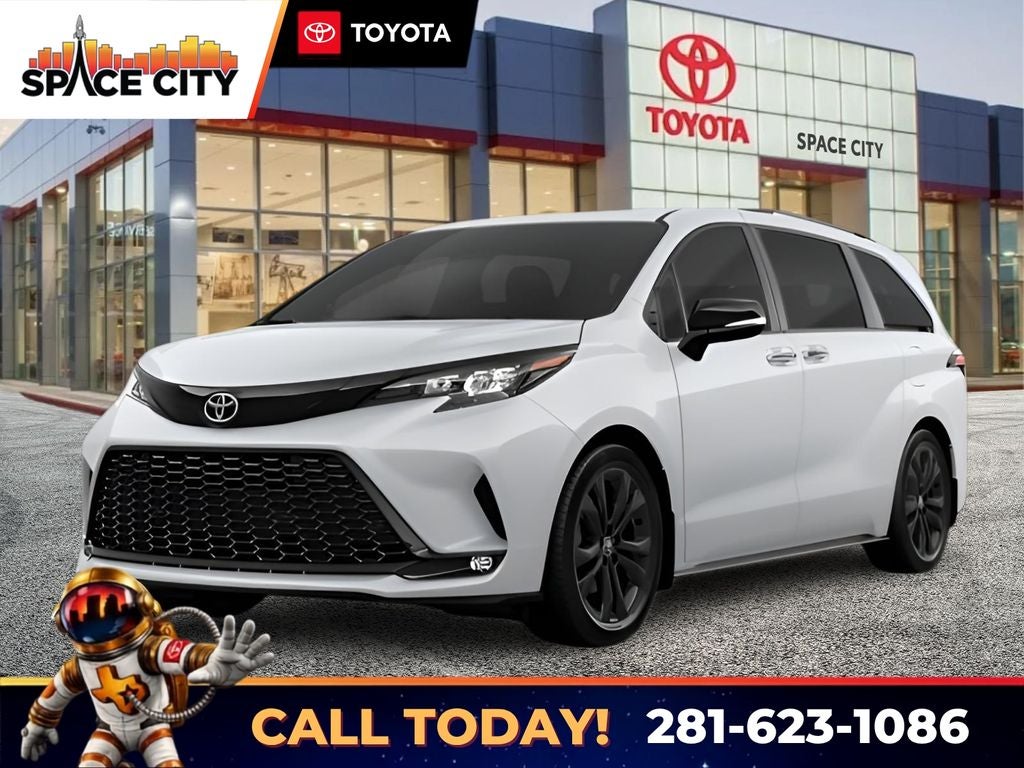 Ice 2026 Toyota Sienna Minivan Front-Wheel Drive Continuously Variable Transmission