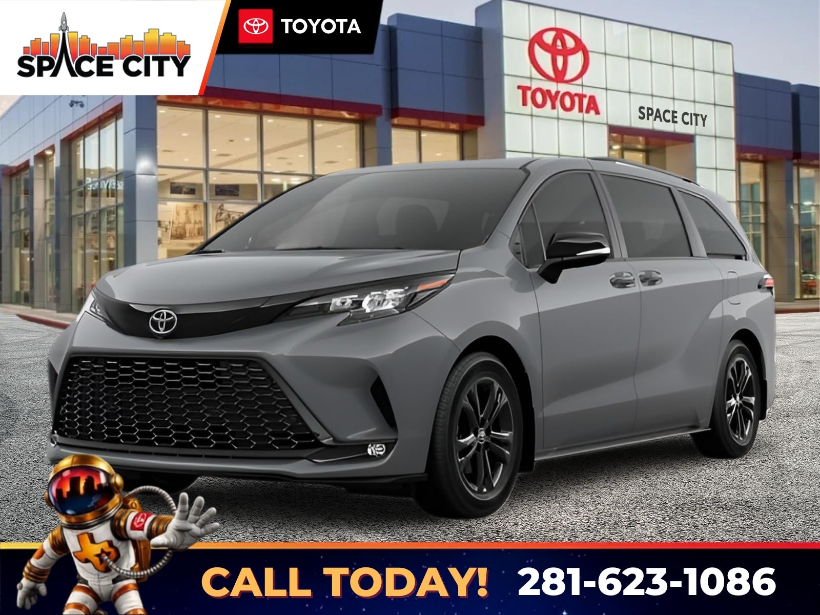 Cement 2026 Toyota Sienna Minivan All-Wheel Drive Continuously Variable Transmission