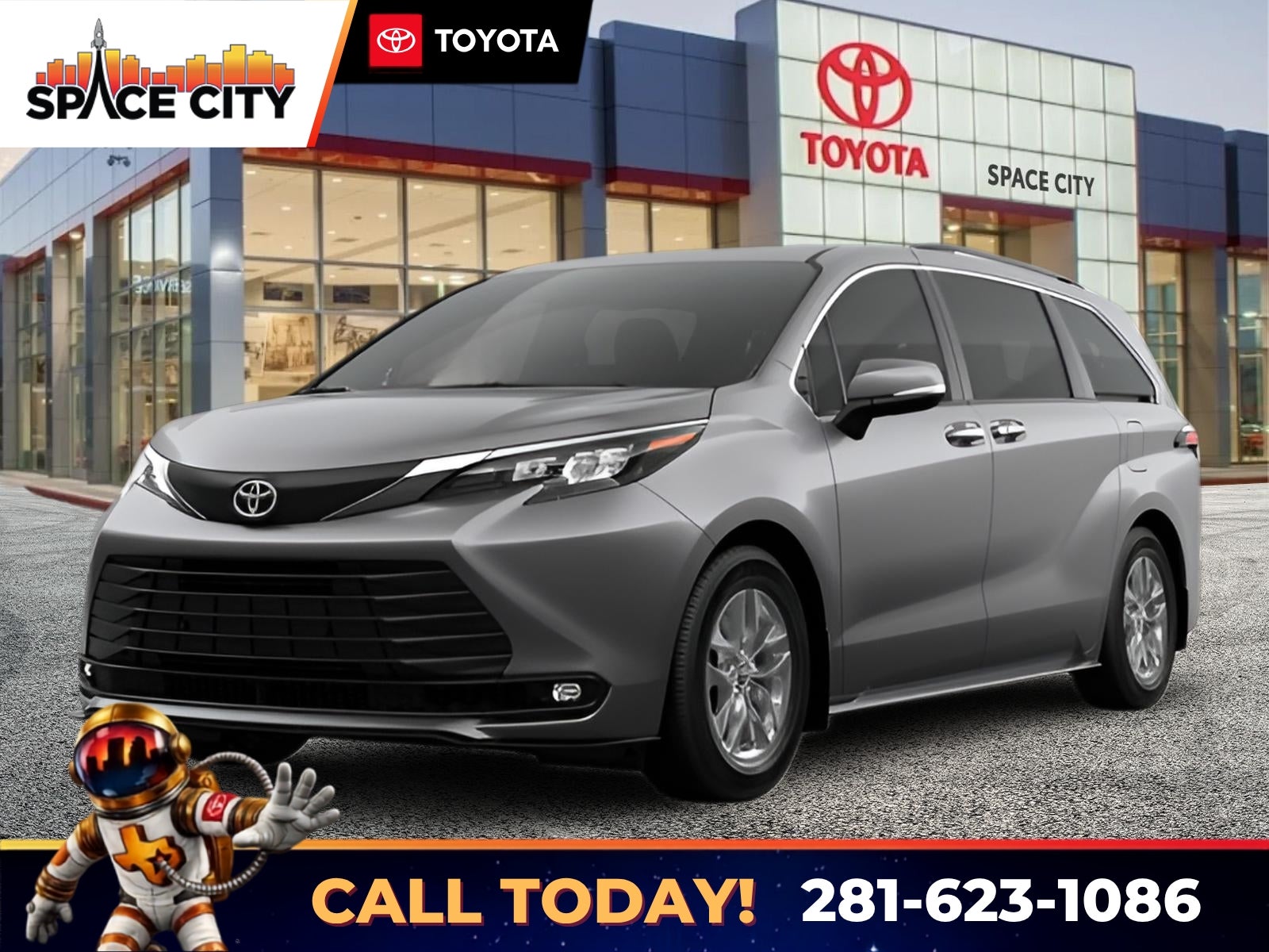 Heavy Metal 2026 Toyota Sienna Minivan Front-Wheel Drive Continuously Variable Transmission