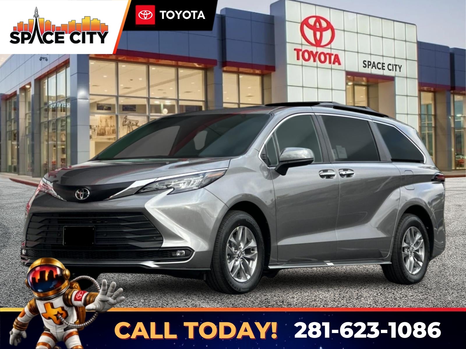 Heavy Metal 2026 Toyota Sienna Minivan Front-Wheel Drive Continuously Variable Transmission