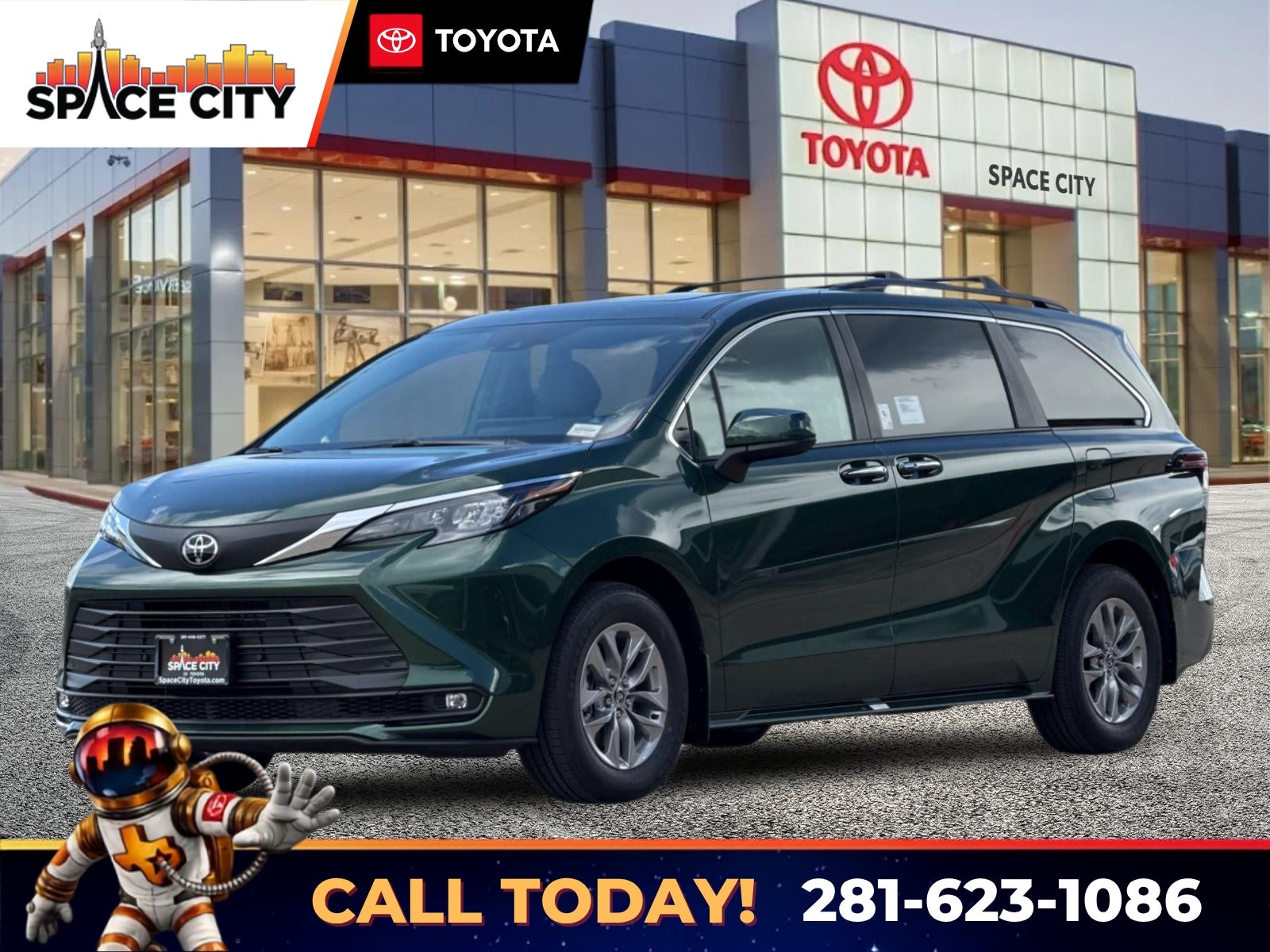 Cypress 2026 Toyota Sienna Minivan Front-Wheel Drive Continuously Variable Transmission