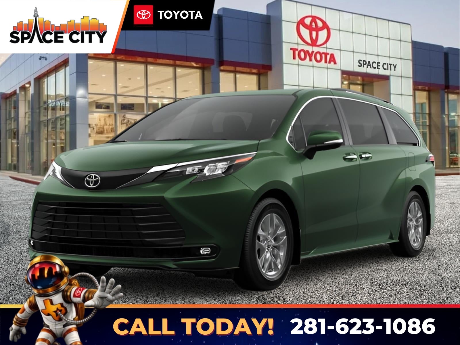 Cypress 2026 Toyota Sienna Minivan Front-Wheel Drive Continuously Variable Transmission