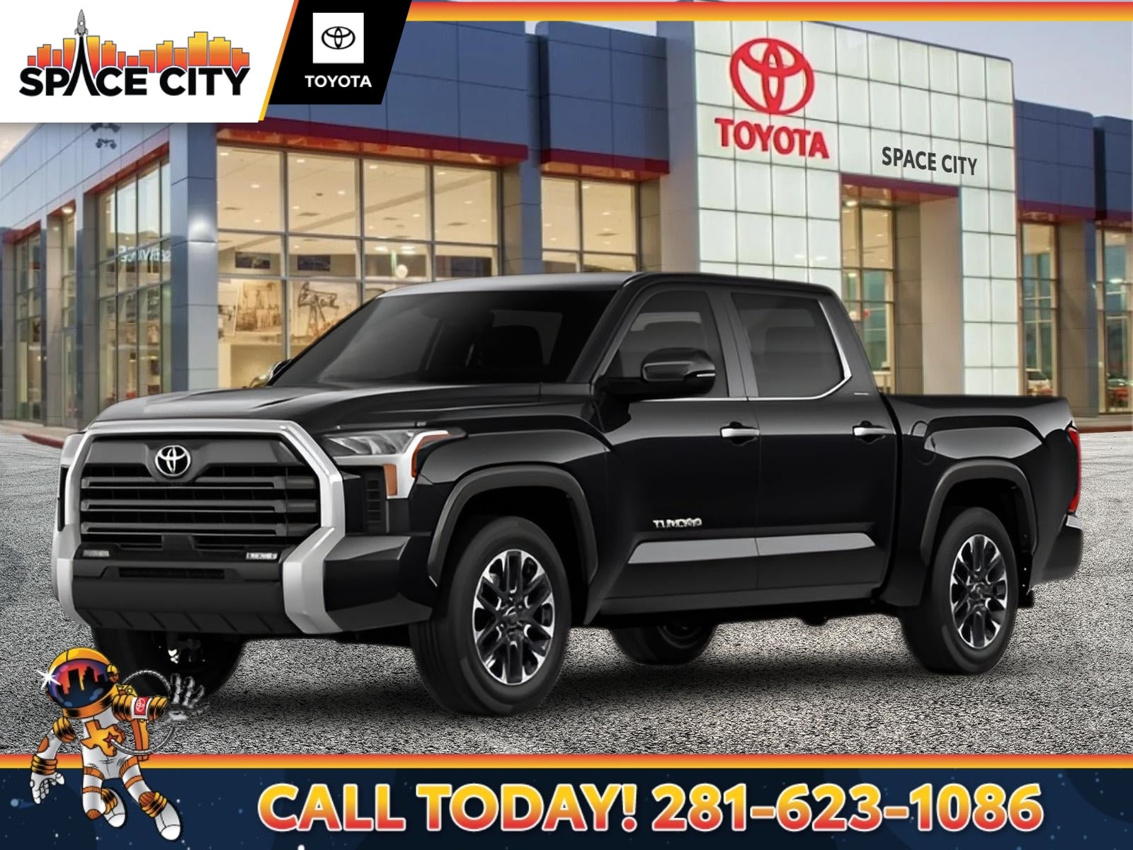 Midnight Black Metallic 2026 Toyota Tundra Pickup Truck 4X2 Automatic