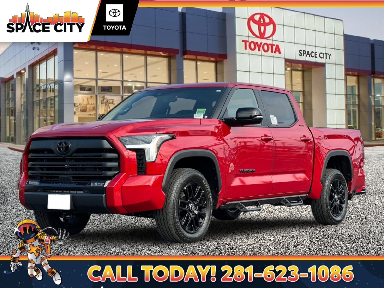 Supersonic Red 2026 Toyota Tundra Pickup Truck Four-Wheel Drive Automatic
